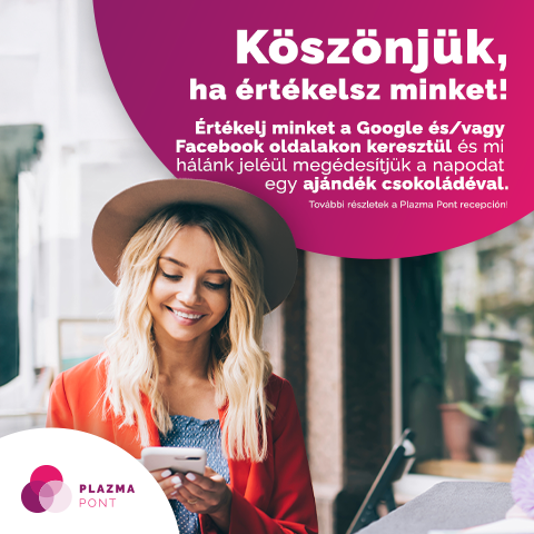 Köszönjük, hogy értékelsz minket!